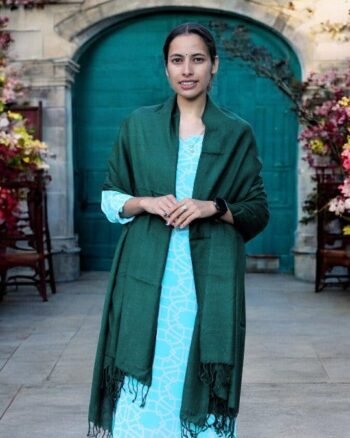 Pure Angora Wool Shawl | Handwoven Soft & Warm Winter Wrap