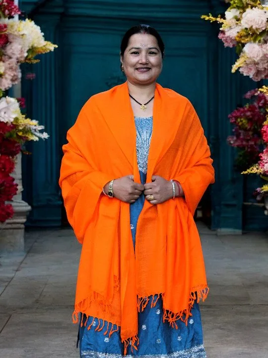 100% Pure Angora Wool Shawl Soft Cozy Handwoven Wrap