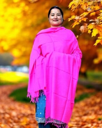 Soft Angora Wool Kullu Handloom Stole – Warm & Lightweight