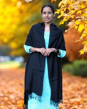 Pure Angora Wool Kullu Stole – Handloom, Soft & Warm