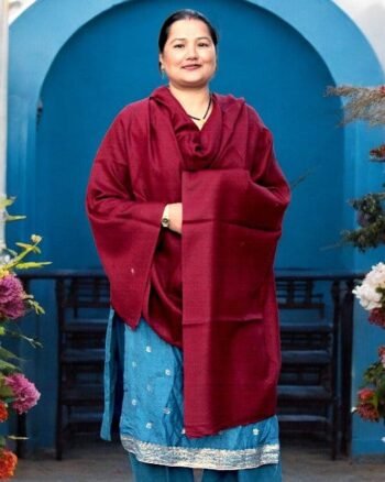 Luxurious Angora Wool Stole – Kullu Handloom, Cozy & Light