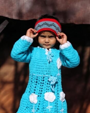 Children's Woolen Ear Cover Cap - Handmade Winter Essential