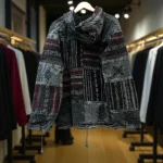 Pahadi Tibetan Style Boho Nepali Zipper Hoodie -Hippy Baja Winter Hoodie by Himalayankraft 2