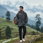 Pahadi Tibetan Style Boho Nepali Zipper Hoodie -Hippy Baja Winter Hoodie by Himalayankraft 2