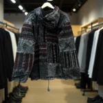 Pahadi Tibetan Style Boho Nepali Zipper Hoodie -Hippy Baja Winter Hoodie by Himalayankraft 2