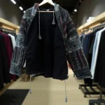 Pahadi Tibetan Style Boho Nepali Zipper Hoodie -Hippy Baja Winter Hoodie by Himalayankraft 2