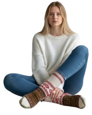 Lahauli Traditional Wool Socks for Winter