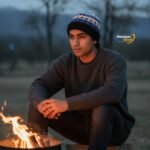 Hand-Knitted Woolen Beanie Cap (Ear Cover Winter Cap) by Himalayankraft Kullu Himachal Made with Hand 3