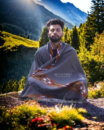Himalayan Handloom Men's Chadar - Pure Wool Blanket