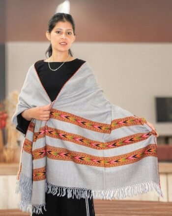 Kullu Weave Pure Wool Scarf - Exquisite Handloom