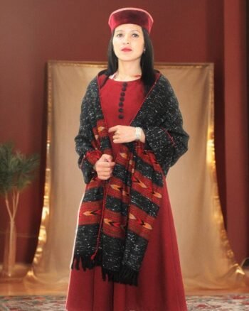 Authentic Kullu Wool Stole – Handloom by Himalayan Weavers