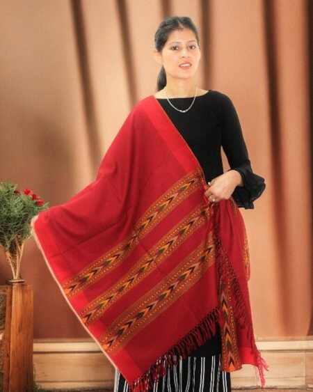 G.I. Patented Himalayan Design Wool Scarf – by Himalayan Weavers