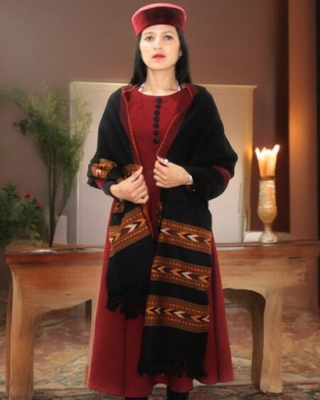 Himalayan Loom Design Stole by Himalayan Weavers