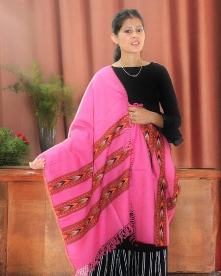 Himalayan Weavers' Handloom Wool Stole - G.I. Patented
