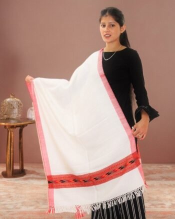 Pure Woolen Scarf by Himalayan Weavers - Vibrant and Cozy for Girls