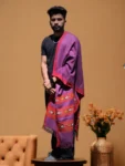 Kullu-Design-Mens-Handloom-Woven-Wool-Stole-Scarf-Purple-1.4.webp