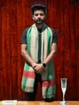 Kullu-Kingri-Design-Mens-Handloom-Woven-Wool-Stole-Scarf-Himalayankraft-Green-Check-1.1.webp