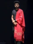 Kullu-Kingri-Design-Mens-Handloom-Woven-Wool-Stole-Scarf-Red-Himalayankraft-1.3.webp