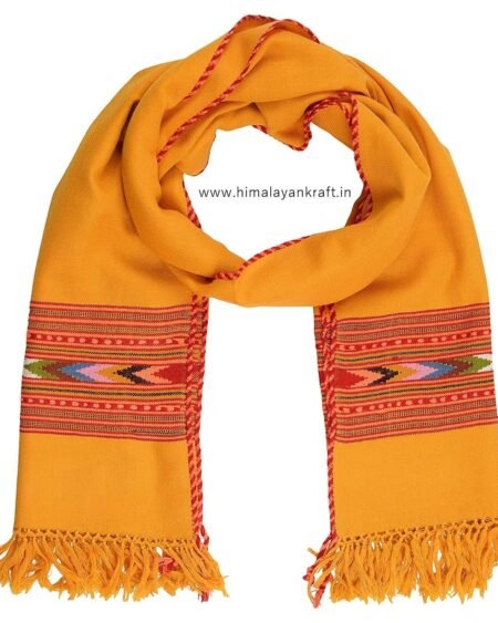Loom Himalaya's Woven Wool Loom Scarf Himalayan Pattern