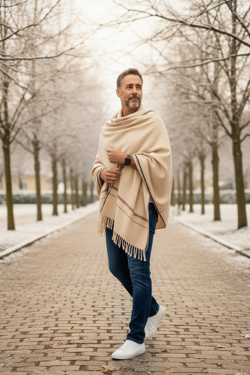 Men Kullu Handloom Shawl Lohi Pure Wool – Himachal Handwoven Winter Shawl 3 Men Kullu Handloom Shawl Lohi Pure Wool – Himachal Handwoven Winter Shawl