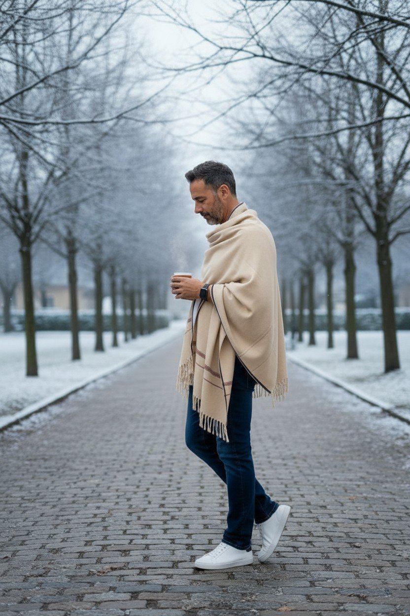 Men Kullu Handloom Shawl Lohi Pure Wool – Himachal Handwoven Winter Shawl 4 Men Kullu Handloom Shawl Lohi Pure Wool – Himachal Handwoven Winter Shawl