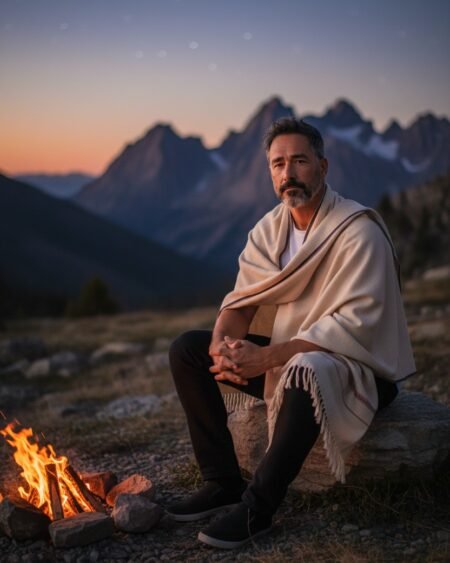 Men Kullu Handloom Shawl Lohi Pure Wool – Himachal Handwoven Winter Shawl