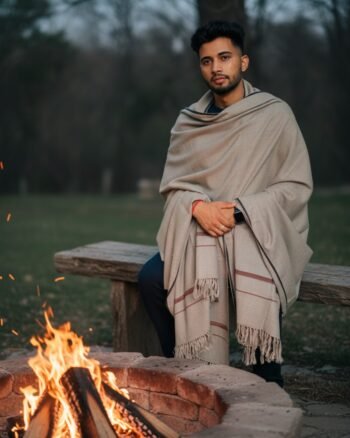 Men’s Shawl (Lohi Loi Chadar) – Pure Wool – Heavy Winter Blanket Shawl