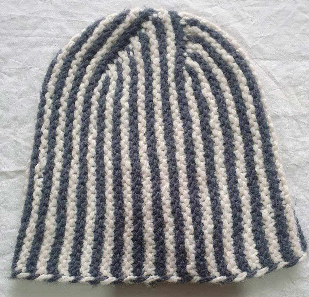 Angora Rabbit Wool Soft Fold Big Size Beanies Cap Hand Knitted By Himalayankraft Kullu Himachal Beanies Angora rabbit wool long beanie that easily covers ears handmade in Himachal