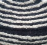 Angora Rabbit Wool Soft Fold Big Size Beanies Cap Hand Knitted By Himalayankraft Kullu Himachal Black white Kids Fold Caps 1.1