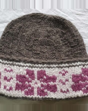 Soft angora rabbit wool beanie cap handmade in Kullu Himachal