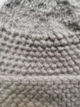 Angora Rabbit Wool Soft Fold Big Size Beanies Cap Hand Knitted By Himalayankraft Kullu Himachal Dark Grey Women knitters