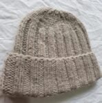 Angora Rabbit Wool Soft Fold Big Size Beanies Cap Hand Knitted By Himalayankraft Kullu Himachal Grey 6