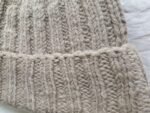 Angora Rabbit Wool Soft Fold Big Size Beanies Cap Hand Knitted By Himalayankraft Kullu Himachal Grey 6