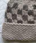 Angora Rabbit Wool Soft Fold Big Size Beanies Cap Hand Knitted By Himalayankraft Kullu Himachal Grey White 8