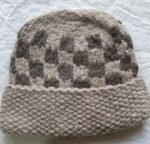 Angora Rabbit Wool Soft Fold Big Size Beanies Cap Hand Knitted By Himalayankraft Kullu Himachal Grey White 8