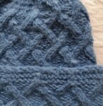 Angora Rabbit Wool Soft Fold Big Size Beanies Cap Hand Knitted By Himalayankraft Kullu Himachal Light Blue 9