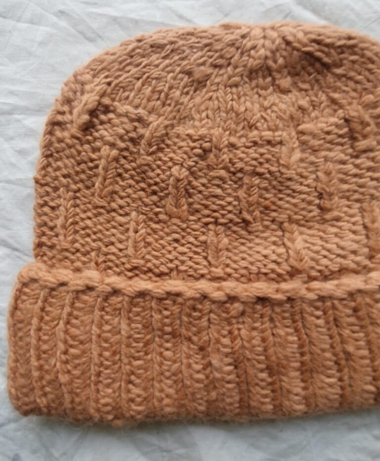 Angora Rabbit Wool Soft Fold Big Size Beanies Cap Hand Knitted By Himalayankraft Kullu Himachal Orange1 Orange angora wool long foldable beanie cap handmade in Himachal