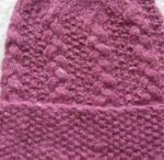 Angora Rabbit Wool Soft Fold Big Size Beanies Cap Hand Knitted By Himalayankraft Kullu Himachal Pink Long 5