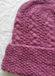 Angora Rabbit Wool Soft Fold Big Size Beanies Cap Hand Knitted By Himalayankraft Kullu Himachal Pink Long 5
