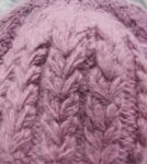 Angora Rabbit Wool Soft Fold Big Size Beanies Cap Hand Knitted By Himalayankraft Kullu Himachal Pinkish Fold Beanie 6