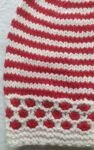 Angora Rabbit Wool Soft Fold Big Size Beanies Cap Hand Knitted By Himalayankraft Kullu Himachal Red White Long Beanies Cap 1.1
