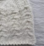 Angora Rabbit Wool Soft Fold Big Size Beanies Cap Hand Knitted By Himalayankraft Kullu Himachal White 6