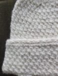 Angora Rabbit Wool Soft Fold Big Size Beanies Cap Hand Knitted By Himalayankraft Kullu Himachal White Big Size 5