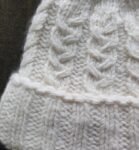 Angora Rabbit Wool Soft Fold Big Size Beanies Cap Hand Knitted By Himalayankraft Kullu Himachal White 6