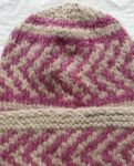 Angora Rabbit Wool Soft Fold Big Size Beanies Cap Hand Knitted By Himalayankraft Kullu Himachal White Pink 7
