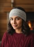 Merino Wool Headband Hand knitted Soft and Warm by Himalayankraft at Kullu Himachal Beige Big 1.1