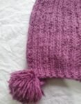 Merino Wool Soft Fold Big Size Beanies Cap Hand Knitted By Himalayankraft Kullu Himachal PinkLong Beanies Cap 1.1