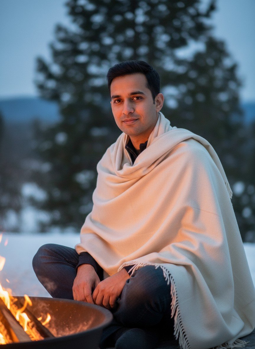 Kullu Hand Woven Handloom Woven Australian Merino Wool Mens Shawl Lohi Chadar by Himalayankraft White 3 Kullu Hand Woven Handloom Woven Australian Merino Wool Mens Shawl Lohi Chadar by Himalayankraft White 1