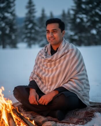 Pure Pashmina Wool Men's Lohi