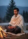 hand-woven-mens-pashmina-merino-wool-kullu-shawl-loi-Chadar-himalayankraft Checked 2